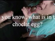 Cum filled choco egg 4/16