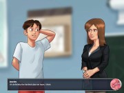 Summertime saga #2 - stepsister in the shower - Gameplay commented 3/16