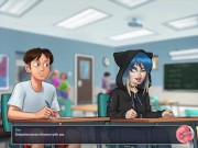 Summertime saga #2 - stepsister in the shower - Gameplay commented 6/16