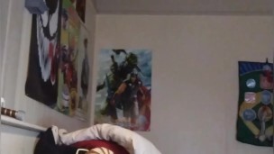 Hairy Fat Cosplayer Celebrates Superbowl
