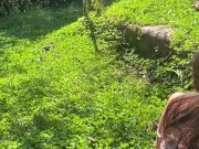 My girlfriend gets horny when I take her to her stepfather's farm