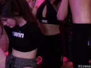 ORGY on sport gym. GROUP SEX! More hot girls, big dicks. SIRENA MILANO 2/16