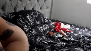 With my girlfriend we premiered our new sex toys at my parents' house