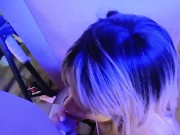 Le obsequio una mamada deliciosa a mi novio estilo Glory Hole con cum en su boca sexo oral delicioso 15/16