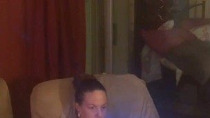 Filming Up Her Skirt With Her Legs Wide Open For You To See