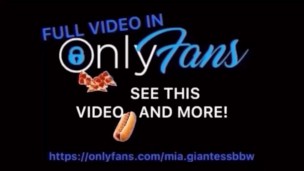 Mia giantess BBW bunny ass worship, buttcrush and dirty talk