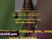 Babe driving naked at nudist resort then masturbating poolside to vibrator orgasm with behind the scenes - Lelu Love 15/16