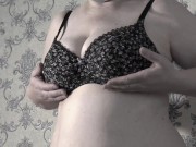 Trying on bras mature bbw milf with big saggy natural tits. 4/16