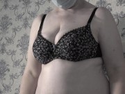 Trying on bras mature bbw milf with big saggy natural tits. 6/16