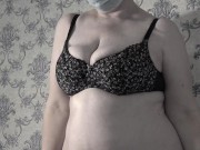 Trying on bras mature bbw milf with big saggy natural tits. 7/16