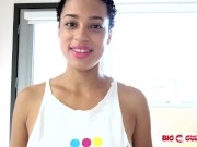 Cute Small Tits Amethyst Banks POV Suck White Dick 2/16