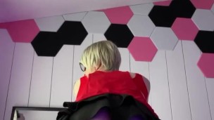 Femboi Kara Valentine’s Day Dildo Ride