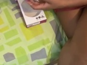 My boyfriend takes control of my vibrator and makes me wet in the mall 1/16