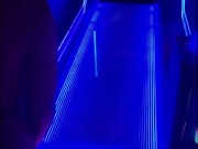 My boyfriend takes control of my vibrator and makes me wet in the mall 7/16