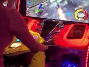 My boyfriend takes control of my vibrator and makes me wet in the mall 8/16