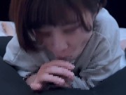 エロ精子が欲しくて照れながらごっくんフェラで興奮しちゃう♡ cum in mouth gokkun 10/16