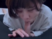 エロ精子が欲しくて照れながらごっくんフェラで興奮しちゃう♡ cum in mouth gokkun 8/16