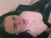 I pee on her in the entrance, she doesn't want to