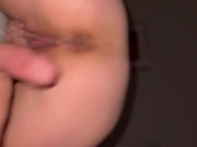 You can’t miss this hot n horny housewife riding the boy nextdoors cock till she is so full of cum!! 7/16