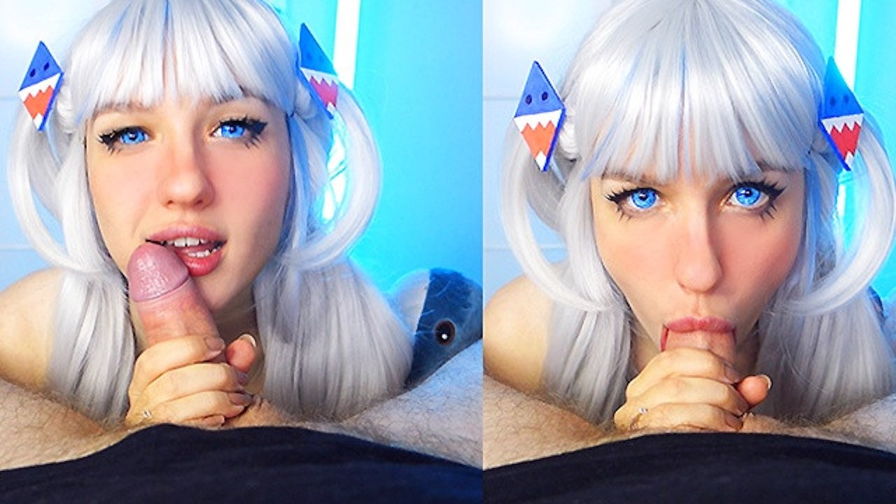 POV your dick passionately sucks Gura Gawr - Sunako_Kirishiki - Cosplay