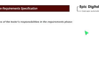 Software requirements