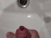 Handsfree batbroom cumshot 16/16