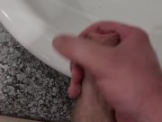 Handsfree batbroom cumshot 5/16