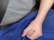 Wanking while driving to pick up my friend 10/16