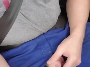 Wanking while driving to pick up my friend 4/16