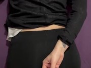 Cum on butt leggings 1/16