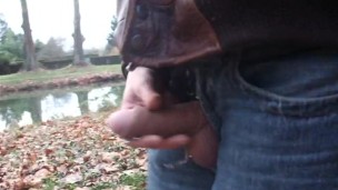 handjob by the canal
