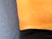 Sucking with a lot of saliva and deep throating the huge cock of sexy muscle man