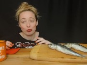 СОБЛАЗНЮ: иваси | asmr | mukbang 1/16