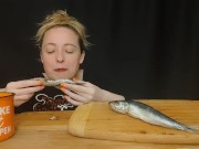 СОБЛАЗНЮ: иваси | asmr | mukbang 4/16