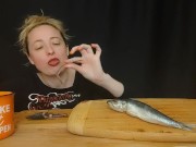 СОБЛАЗНЮ: иваси | asmr | mukbang 7/16