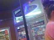 Cute Brunette  At Store 2/16