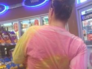 Cute Brunette  At Store 9/16