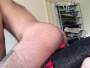 Riding My Big Red Dildo : Re-upload in HD