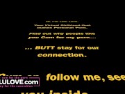 Babe warms up with stripping & booty twerk then vibrator masturbation before live blowjob & doggystyle fucking - Lelu Love 1/16