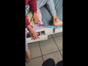 Me cojo a mi mientras mi  esta en la casa. 4/16