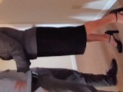 Manager tries to fire her, but she really wants to keep her job... 2/16