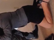 Manager tries to fire her, but she really wants to keep her job... 7/16