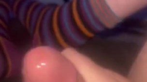 Paraplegic Solo Jerking with Cumshot