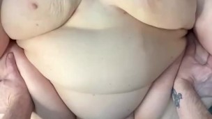 HOT EXPLOSIVE CUMSHOT ON CHUBBY MATURE HAIRY PUSSY 💦💦💦