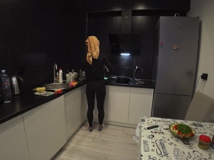 Real👌Step Mom Fucks Step Son Before Lunch👉Anal