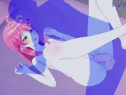 Sakura Miko and I have intense sex in the bedroom. - Hololive VTuber Hentai 13/16