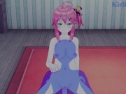 Sakura Miko and I have intense sex in the bedroom. - Hololive VTuber Hentai 7/16
