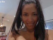 Fit Latin babe gets fucked deep by a gringo right after the gym - Christina Rio 14/16