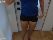 Fit Latin babe gets fucked deep by a gringo right after the gym - Christina Rio 2/16