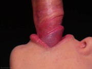 CLOSE UP: Best Milking BLOWJOB in your LIFE, All Cum in Mouth, Sloppy Sucking Dick ASMR 1/16